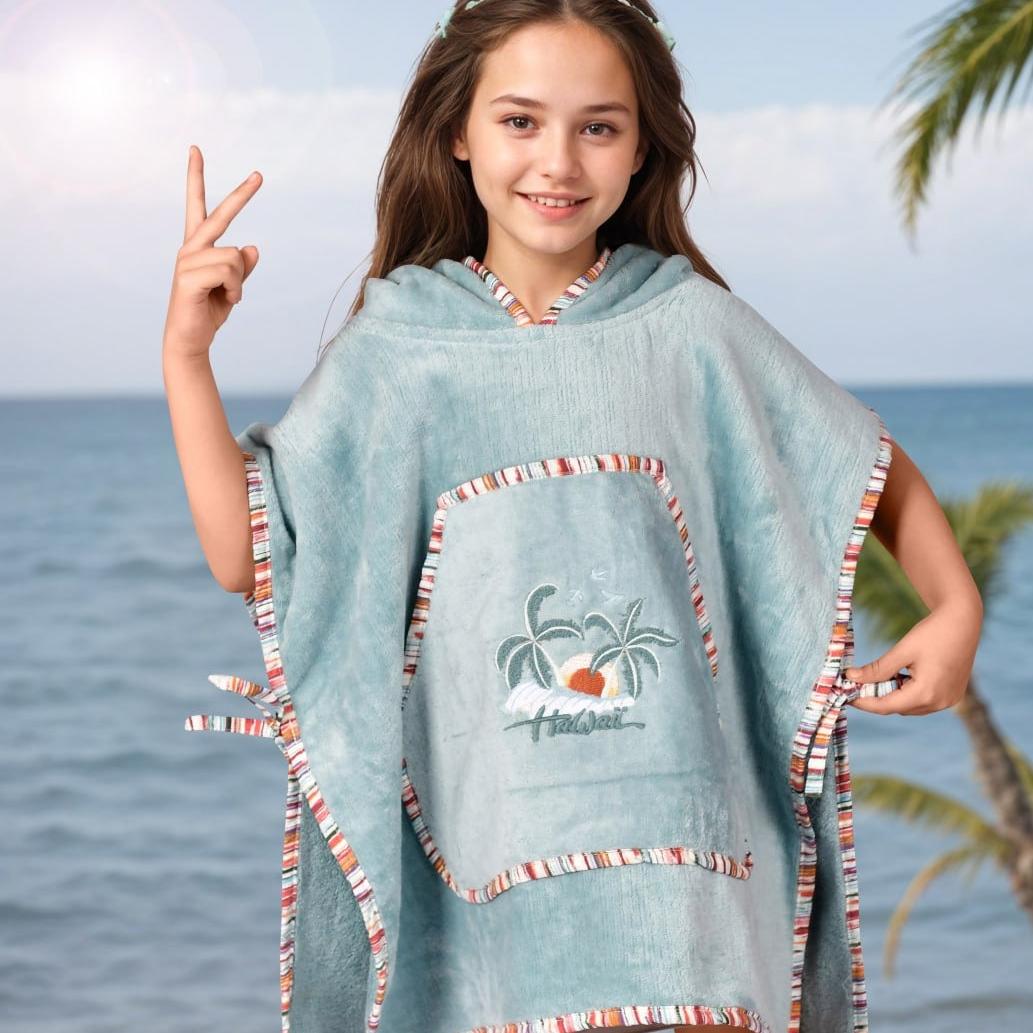 Kids Poncho - Hawai (2-8) years