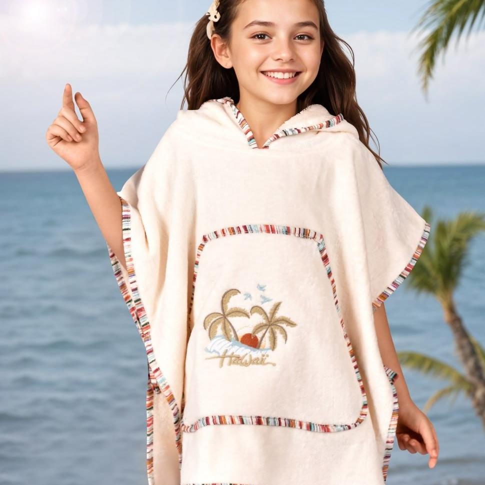 Kids Poncho - Hawai (2-8) years