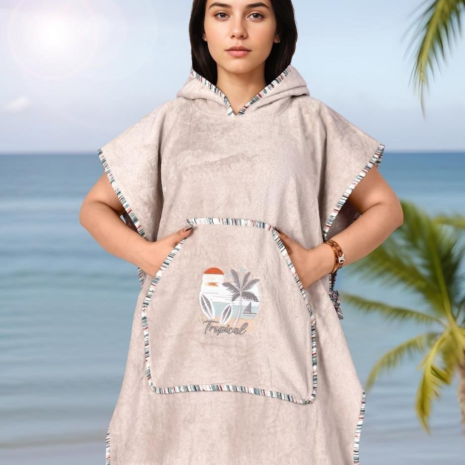 Beach Poncho - Tropical