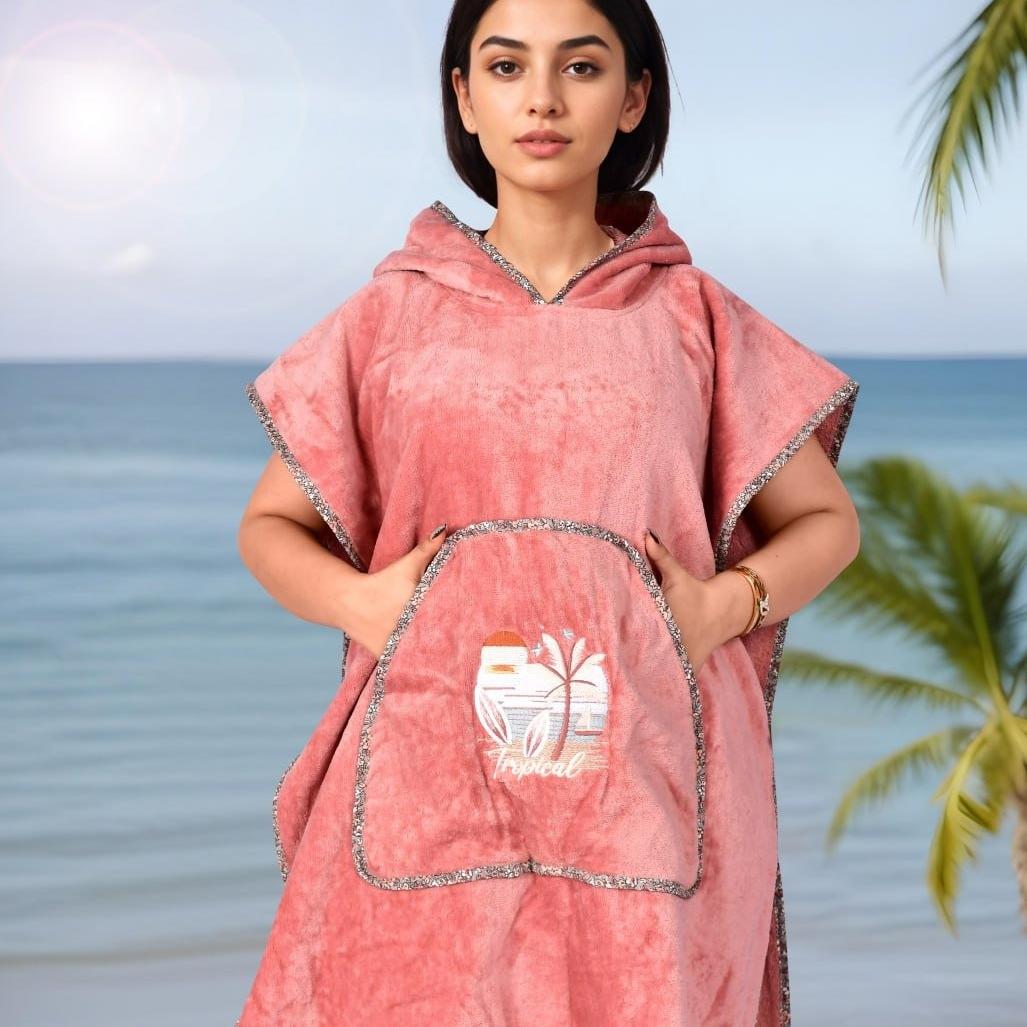 Beach Poncho - Tropical