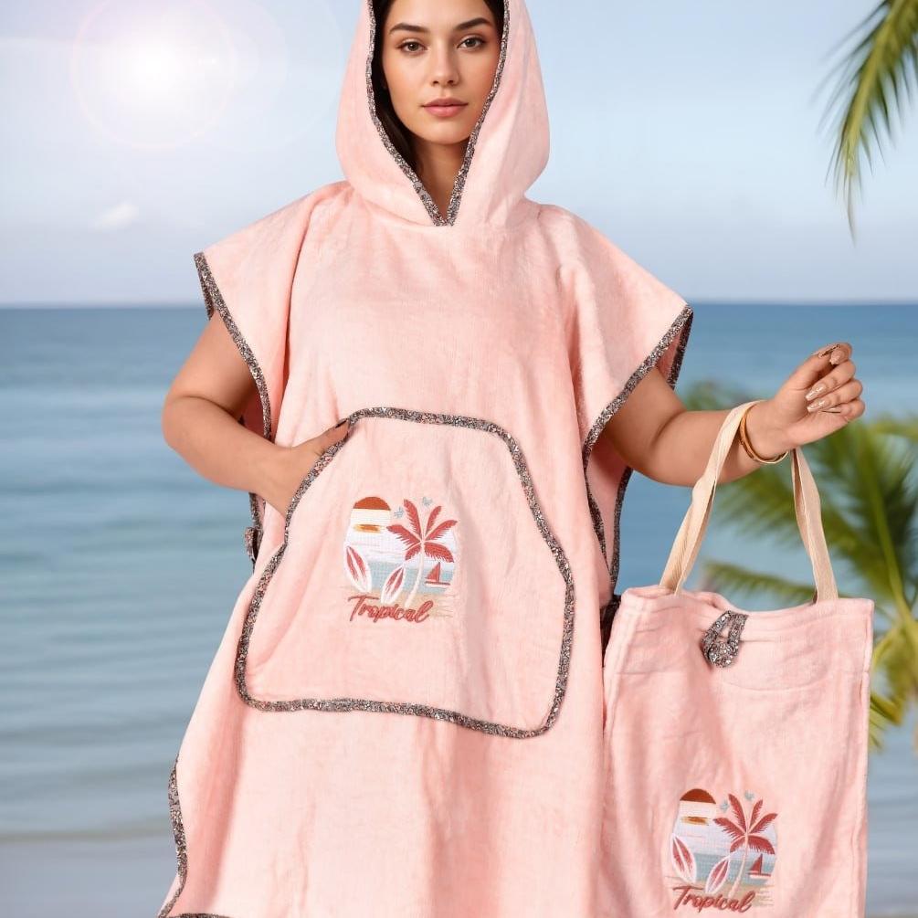 Beach Poncho - Tropical