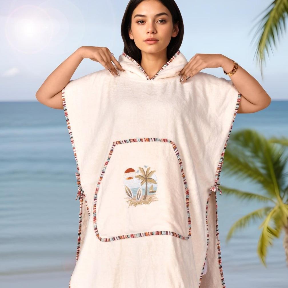 Beach Poncho - Tropical